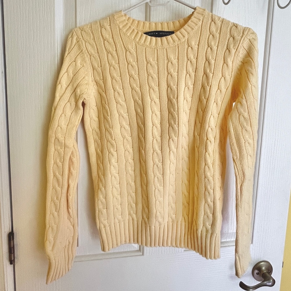 Tommy Hilfiger cotton cable-knit jumper (like new)